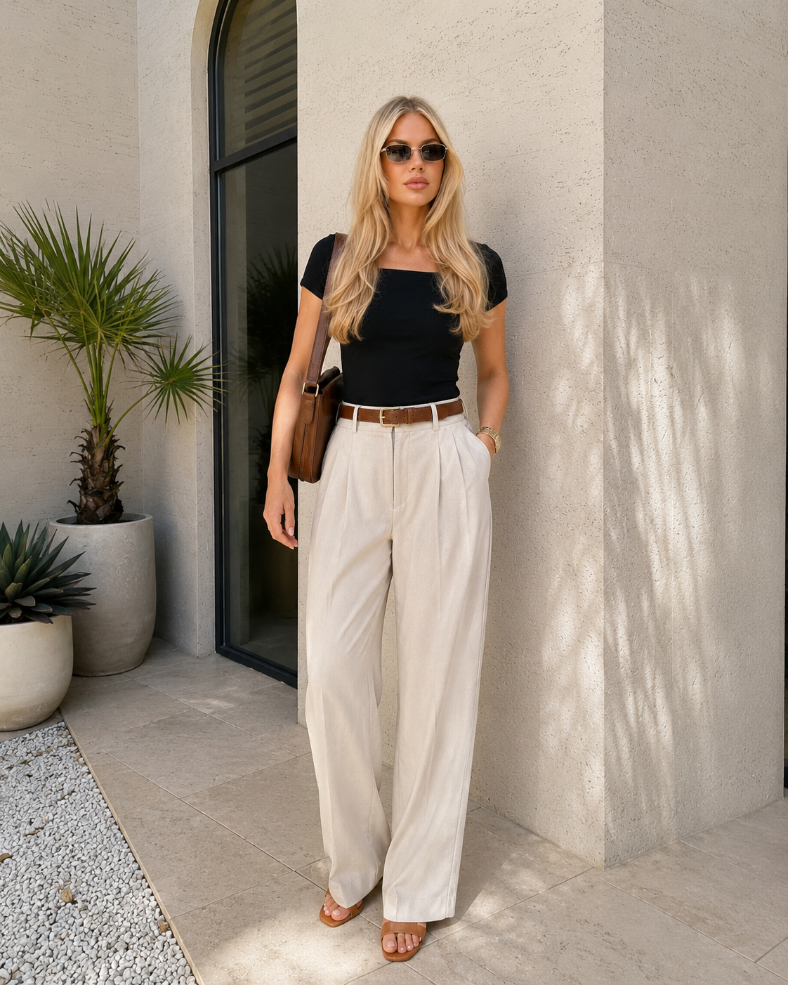 Marlowe Square-Neck Top