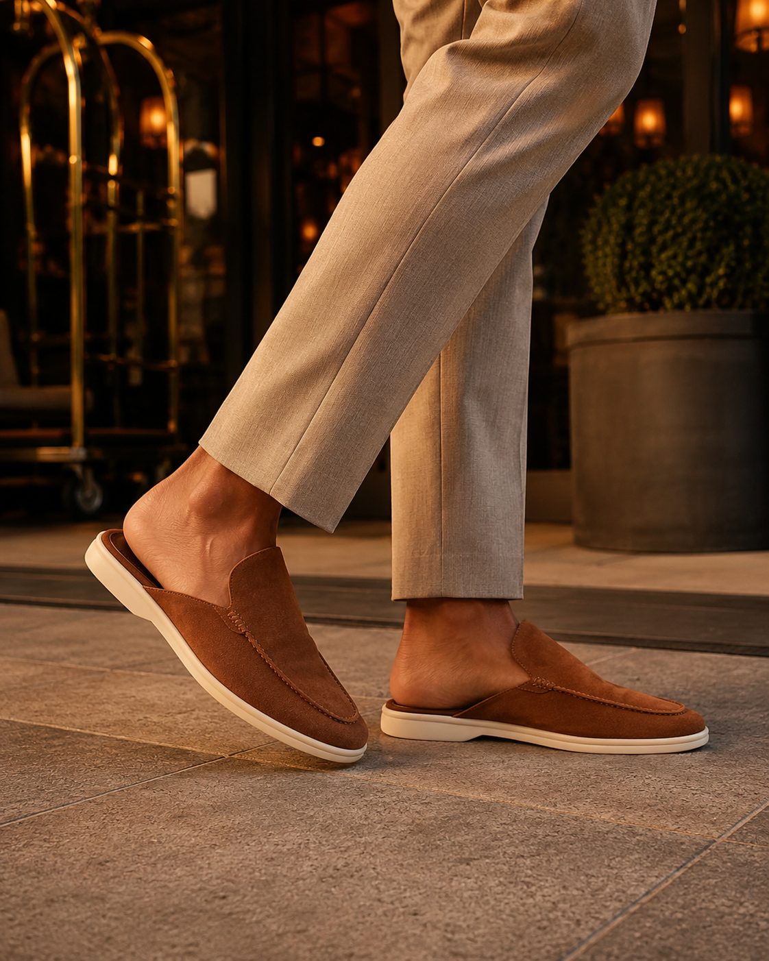 Milan Suede Slip-Ons