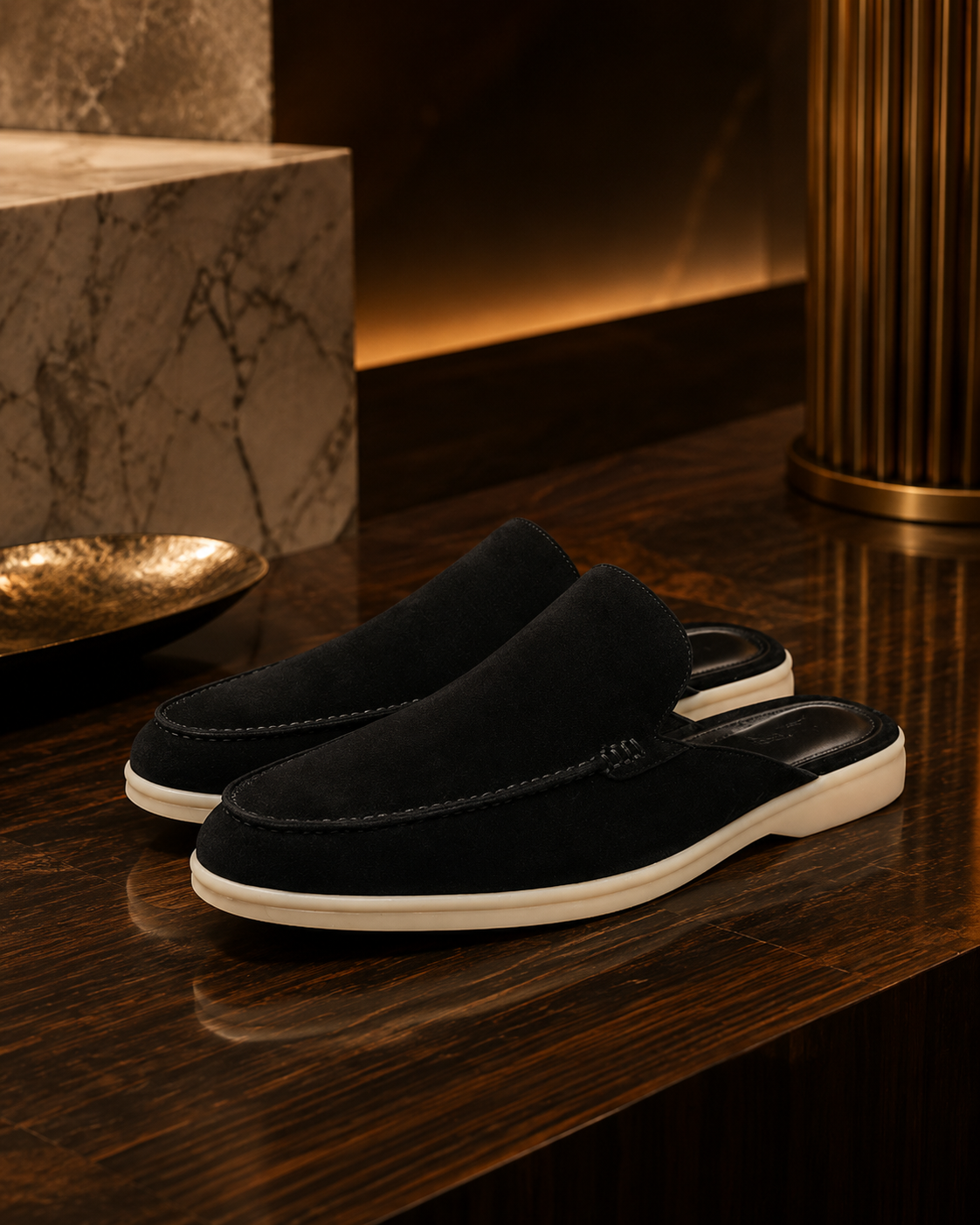 Milan Suede Slip-Ons