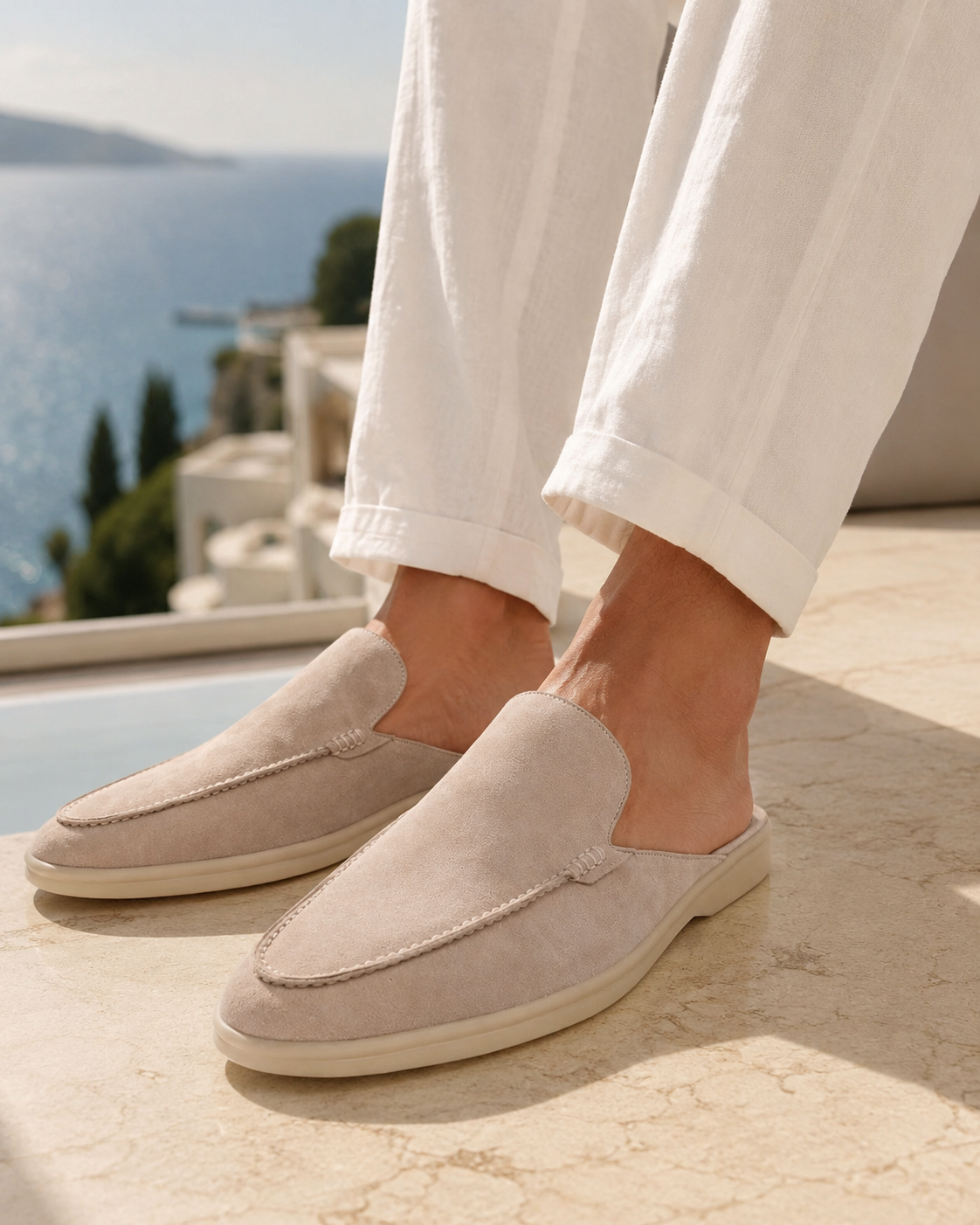 Milan Suede Slip-Ons