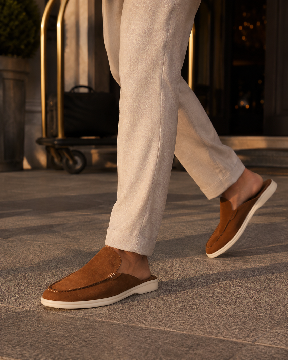 Milan Suede Slip-Ons