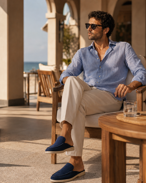 Milan Suede Slip-Ons