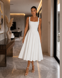 Aurelia Powder Midi Dress