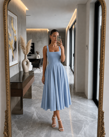 Aurelia Powder Midi Dress