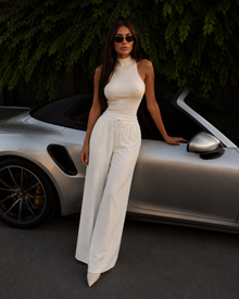Selena Linen Tailored Pants