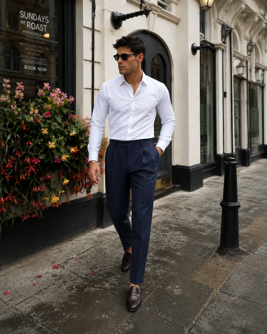 Knightsbridge Pleated Trousers