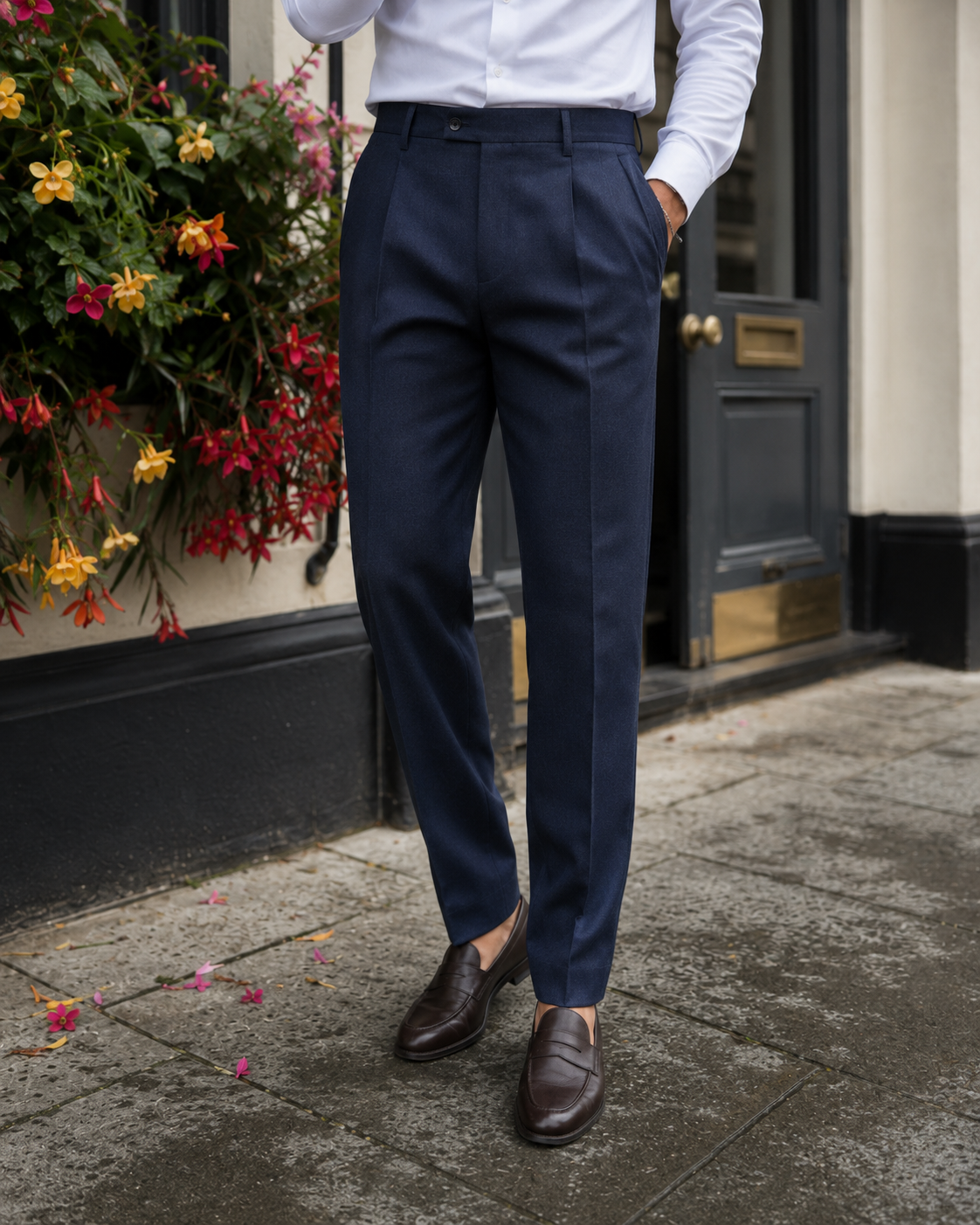 Knightsbridge Pleated Trousers