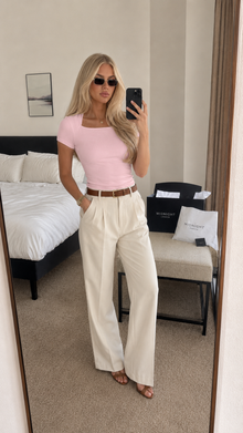 Marlowe Square-Neck Top
