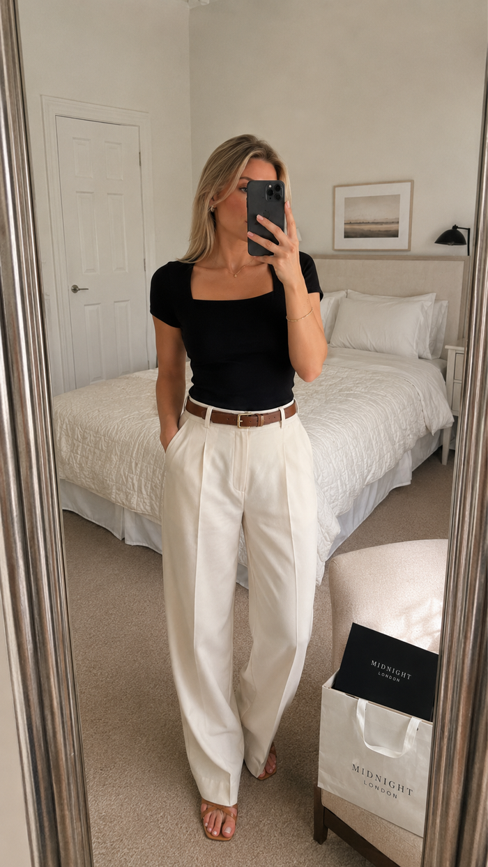 Marlowe Square-Neck Top