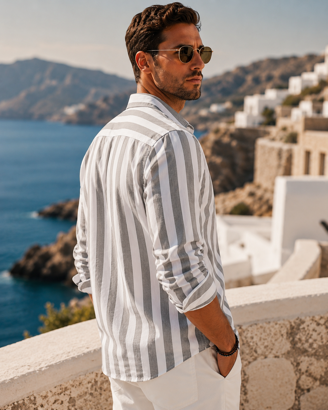 The Santorini Summer Shirt