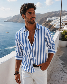 The Santorini Summer Shirt