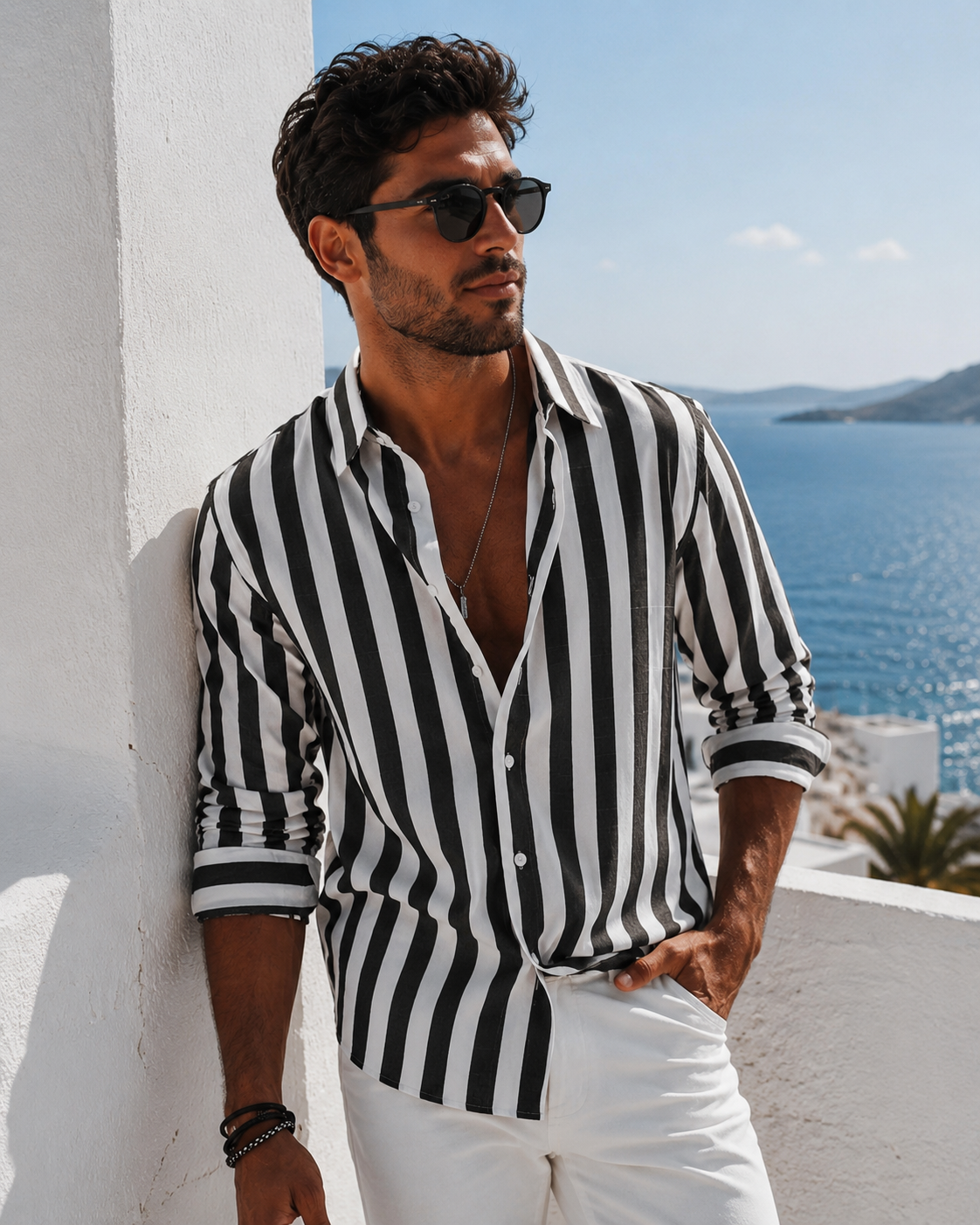 The Santorini Summer Shirt