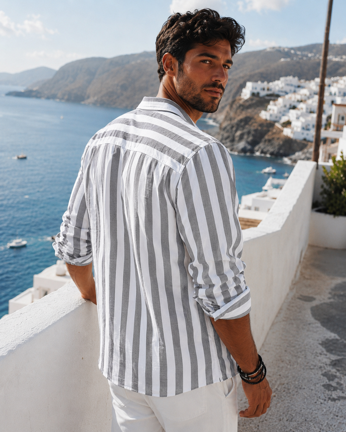 The Santorini Summer Shirt