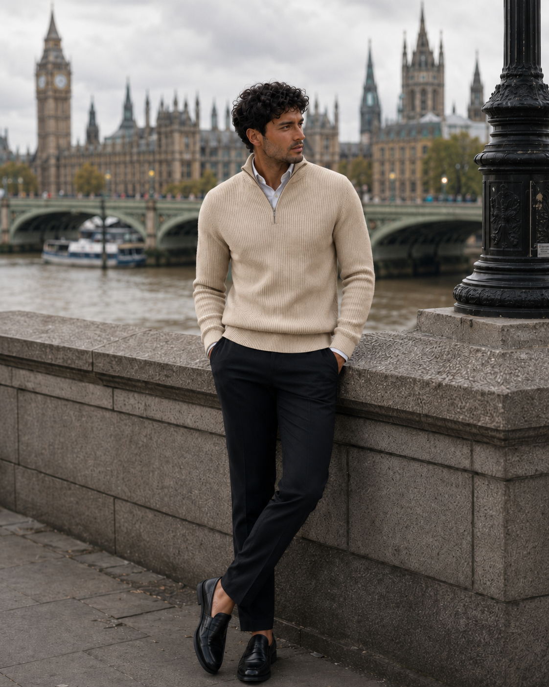 The Belmont Quarter Zip